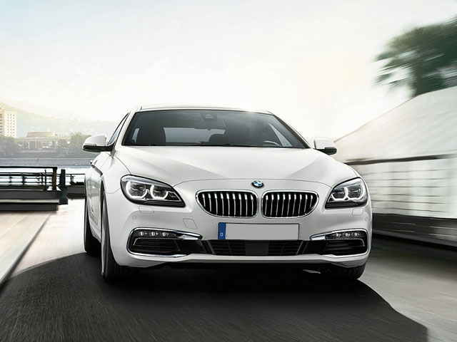 white BMW 6 Series Gran Coupe Rental