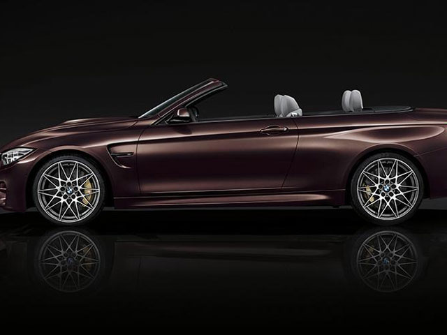 BMW M4 Convertible Side View