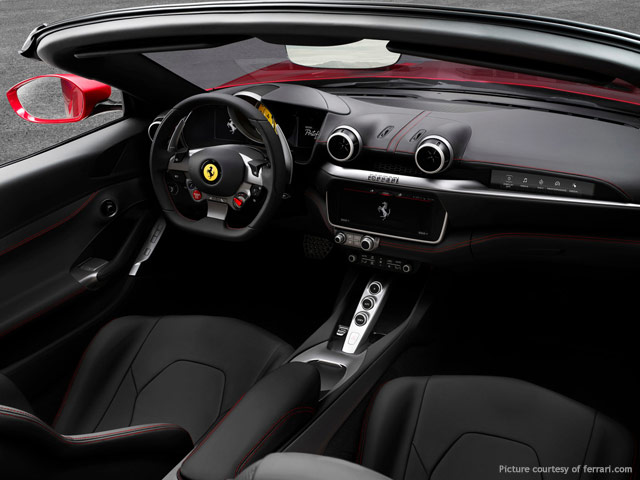 Ferrari Portofino Driver's Cockpit