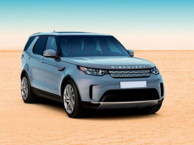 Silver Land Rover Discovery Rental