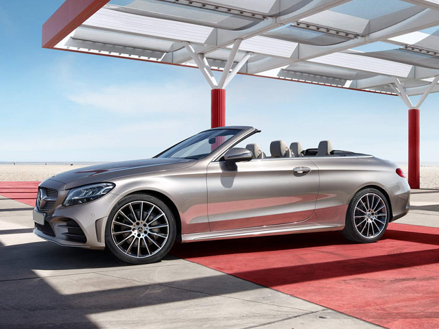 Mercedes C-Class Cabriolet Side View