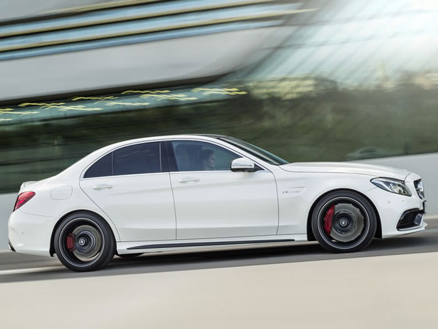 Mercedes C63 AMG Side View