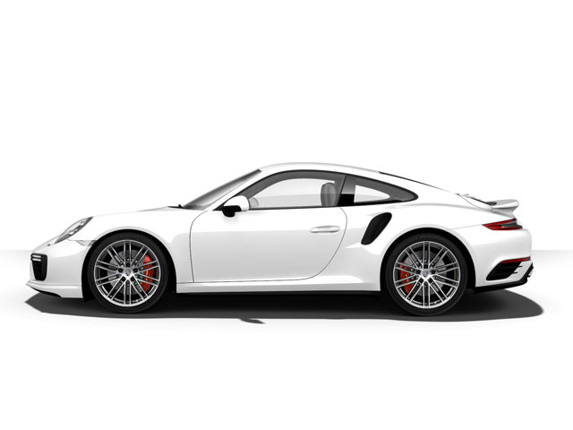 Porsche 911 Turbo Side View