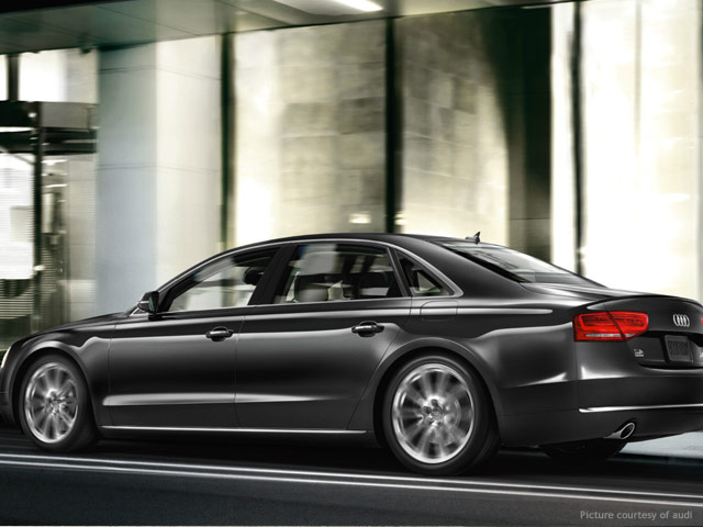 Audi A8  Side View