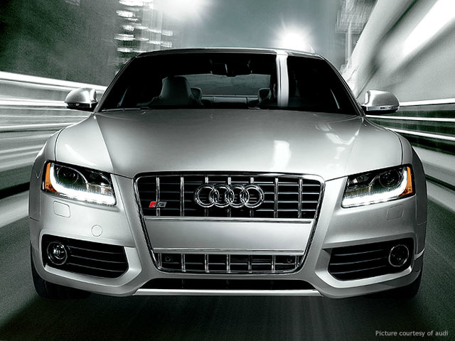 Silver Audi S5 Coupe Rental