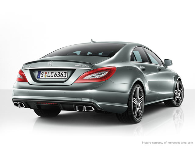 Mercedes CLS 63 AMG Rear View